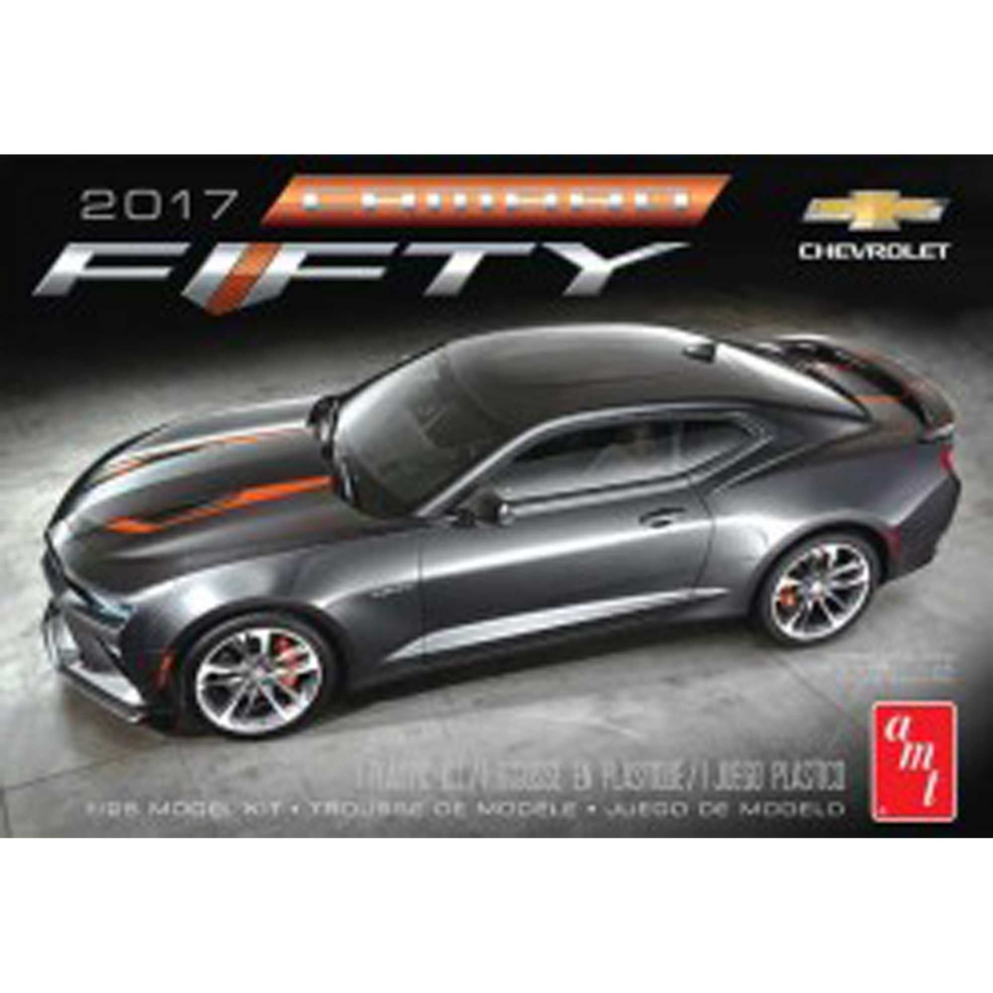 AMT 1/25, 2017 Chevy Camaro 50th Anniversary, Model Kit