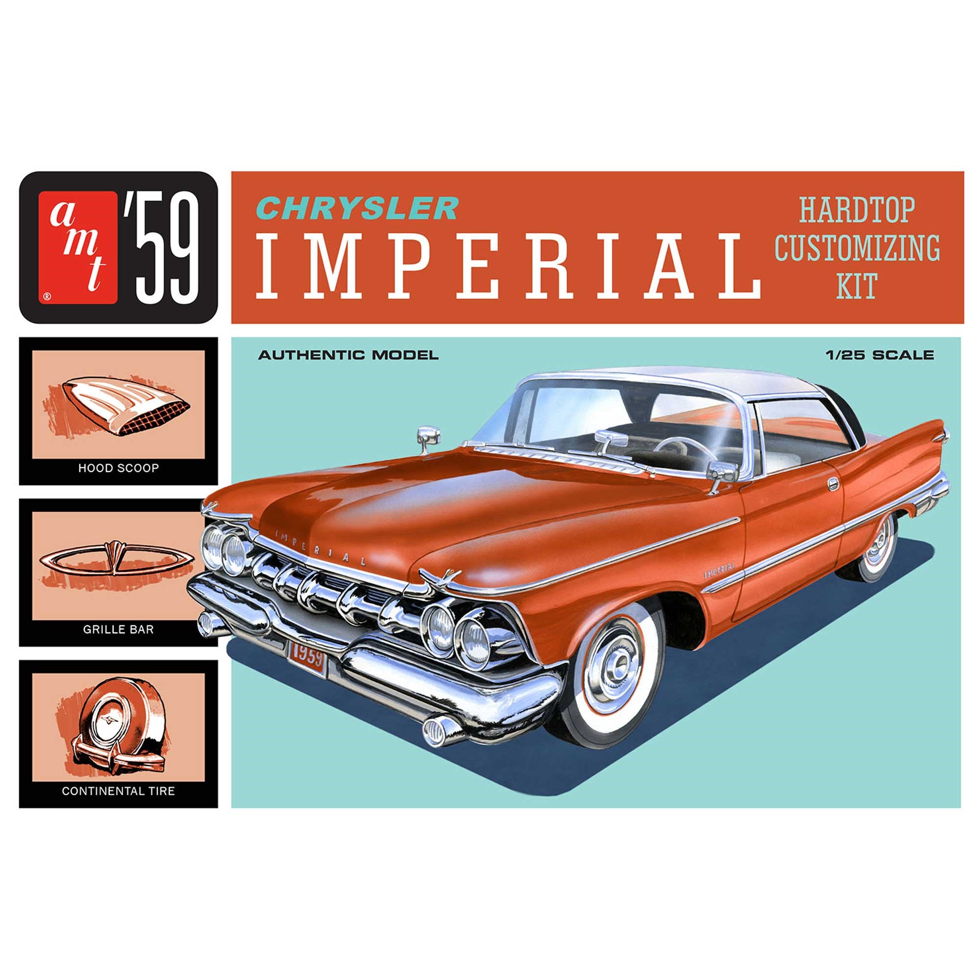 AMT 1/25 1959 Chrysler Imperial, Model Kit