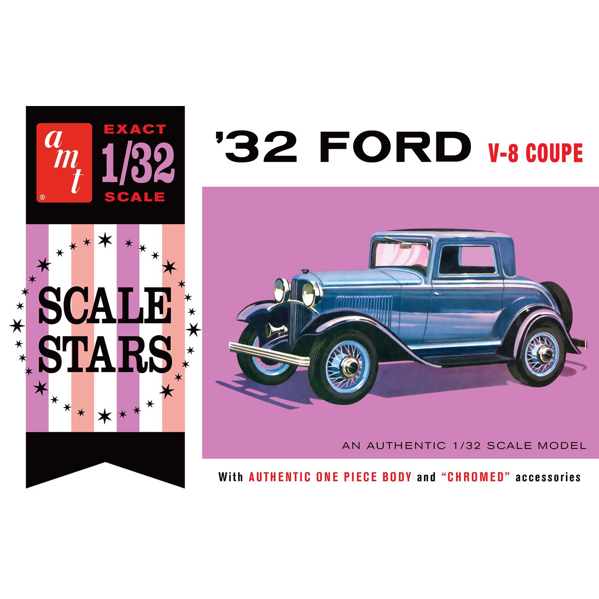 AMT 1/32 1932 Ford Scale Stars, Model Kit