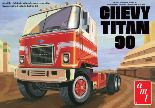 AMT AMT1417 CHEVY TITAN 90 1:25 SCALE MODEL KIT