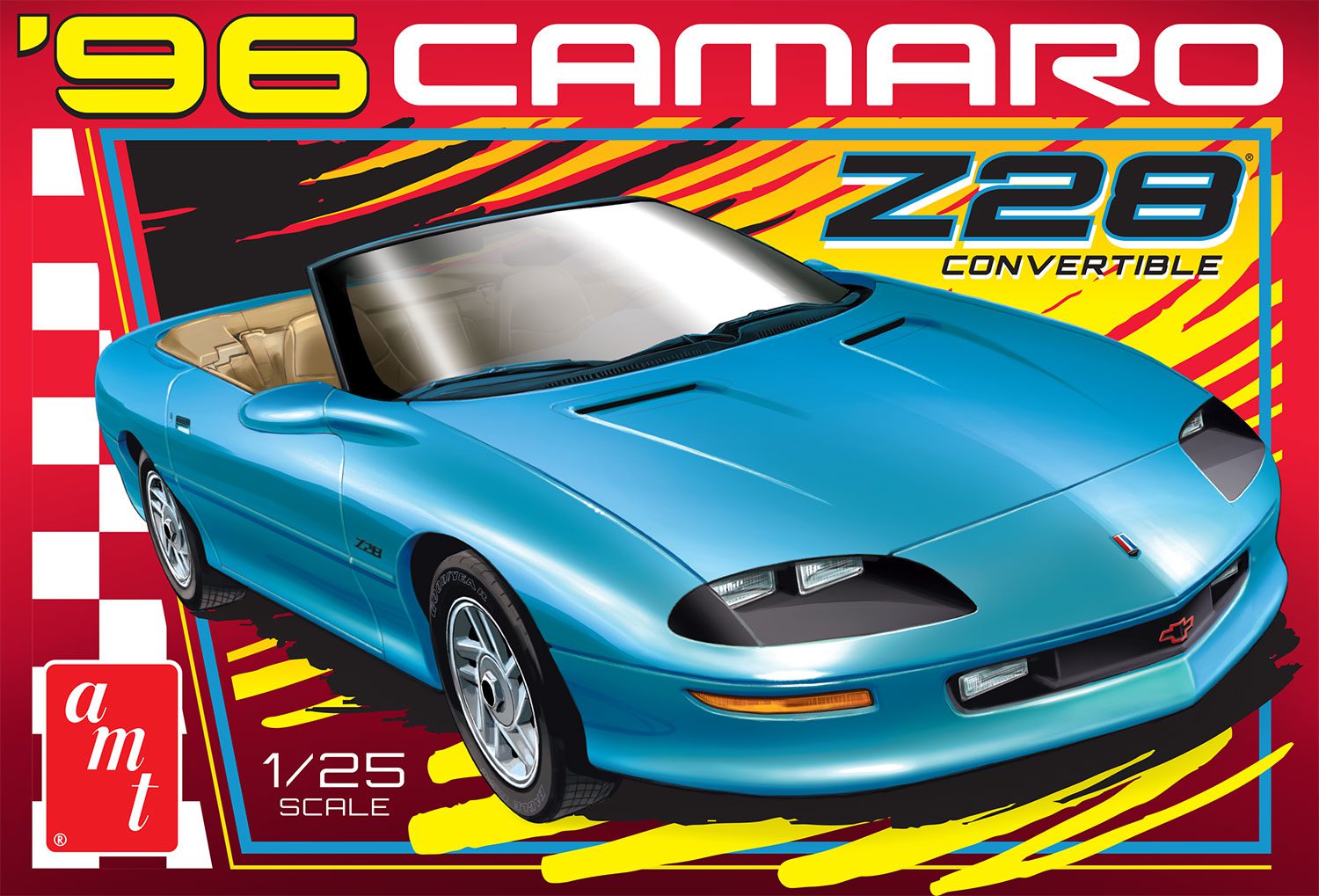 1996 Chevy Camaro Z28 Convertible 1:25 Scale Model Kit