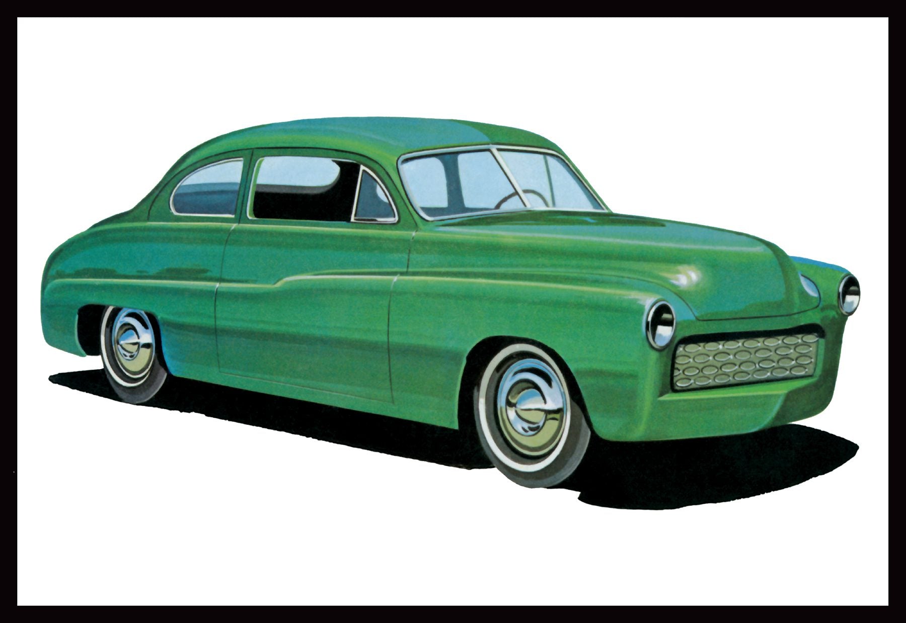 1949 Mercury Club Coupe 1:25 Scale Plastic Model Kit