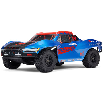 Arrma Fury 223S BLX 1/10 Brushless RTR 2WD Short Course Truck (Blue) w/SLT2 2.4GHz Radio & DSC