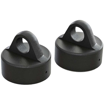 Shock Cap Aluminum, Black (2): 6S