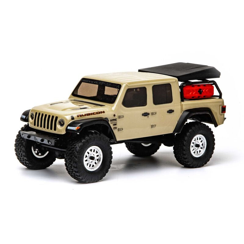 1/24 SCX24 Jeep JT Gladiator 4WD Rock Crawler Brushed RTR, Beige