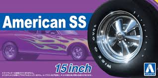 Aoshima 1/24 American SS 15 Inch Wheels/Tires