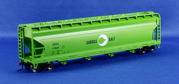 Bachmann Silver Series HO 17531 56' ACF 4-Bay Centerflow Covered Hopper, Cargill Salt #47829