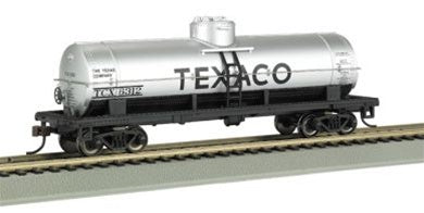 Bachmann Silver Series HO 17828 40' Single Dome Tank Car, Texaco