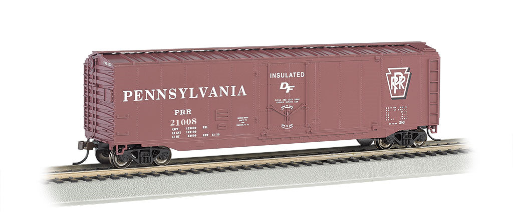 Bachmann HO 18039 50' Plug Door Box Car, Pennsylvania Railroad #21008