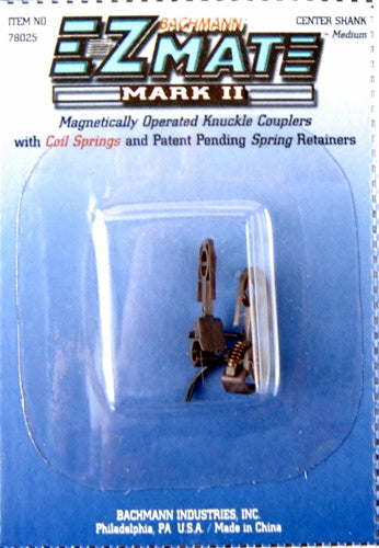 Bachmann HO 78025 E-Z Mate Mark II Couplers, Medium (1 Pair)