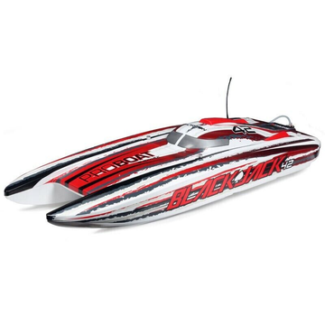 Pro Boat Blackjack 42" 8S Brushless RTR Electric Catamaran (White/Red) w/2.4GHz Radio System