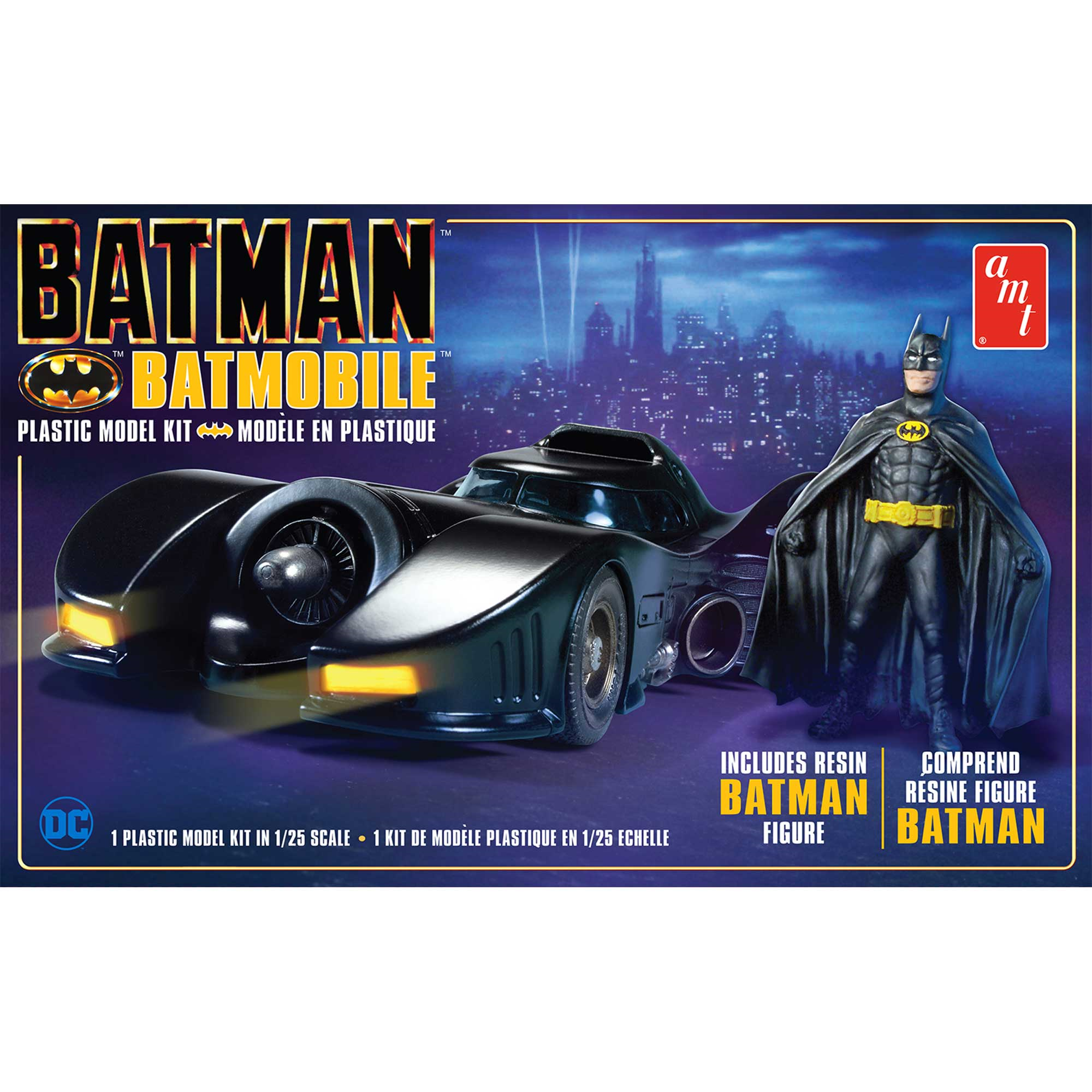 Batman 1989 Batmobile w/ Resin Figure