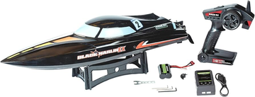 Rage R/C - Black Marlin EX Brushed RTR Boat