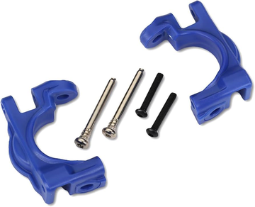 Traxxas Hoss/Rustler/Slash 4x4 Extreme Heavy Duty Caster Blocks (Blue) (2)