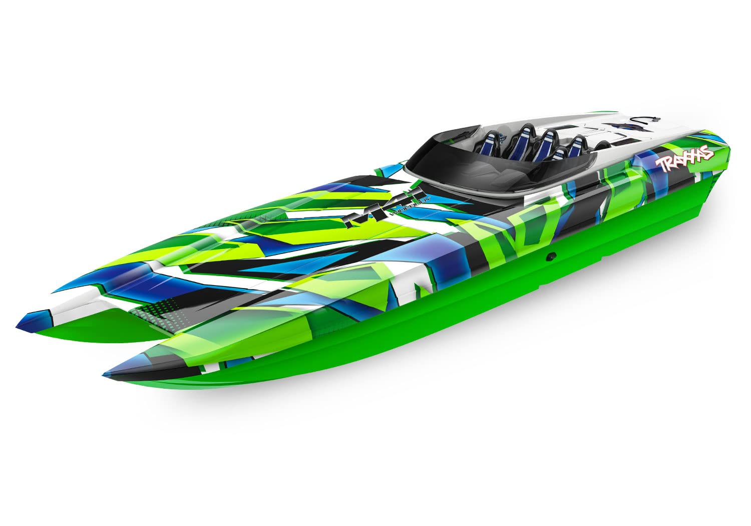 Traxxas DCB M41 Widebody 40" Catamaran High Performance 6S Race Boat (Green) w/TQi 2.4Ghz Radio & TSM