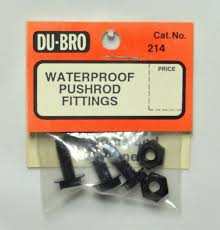 Dubro Products DUB214 WATERPROOF PUSHROD FITTNG 3 FITTINGS