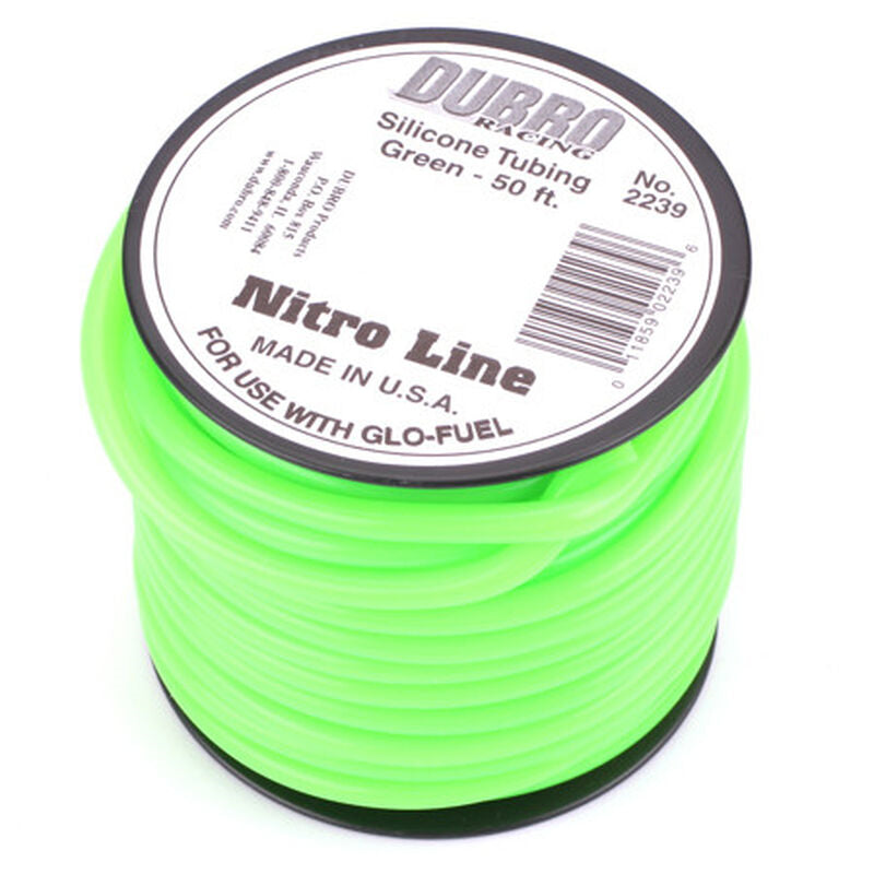 Silicone 50' Fuel Tubing, Green