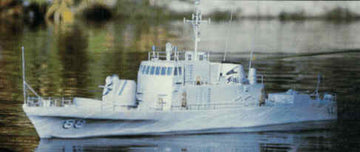 USS Crockett Wooden Boat Kit Dumas