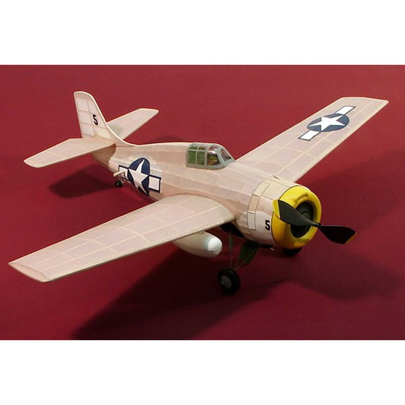 F-4F Wildcat Rubber Powered Kit, 17.5"