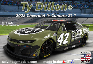 Salvinos JR PGC2022TDP Ty Dillon 2022 Chevrolet Camaro With The Primary Sponsor Livery