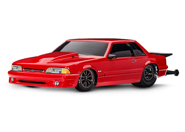 Traxxas 94046-4 Red Ford Mustang 5.0 1/10 Scale RTR Drag Slash