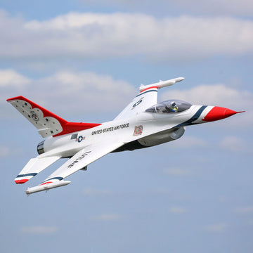 F-16 Thunderbirds 70mm EDF Jet BNF Basic with AS3X and SAFE Select