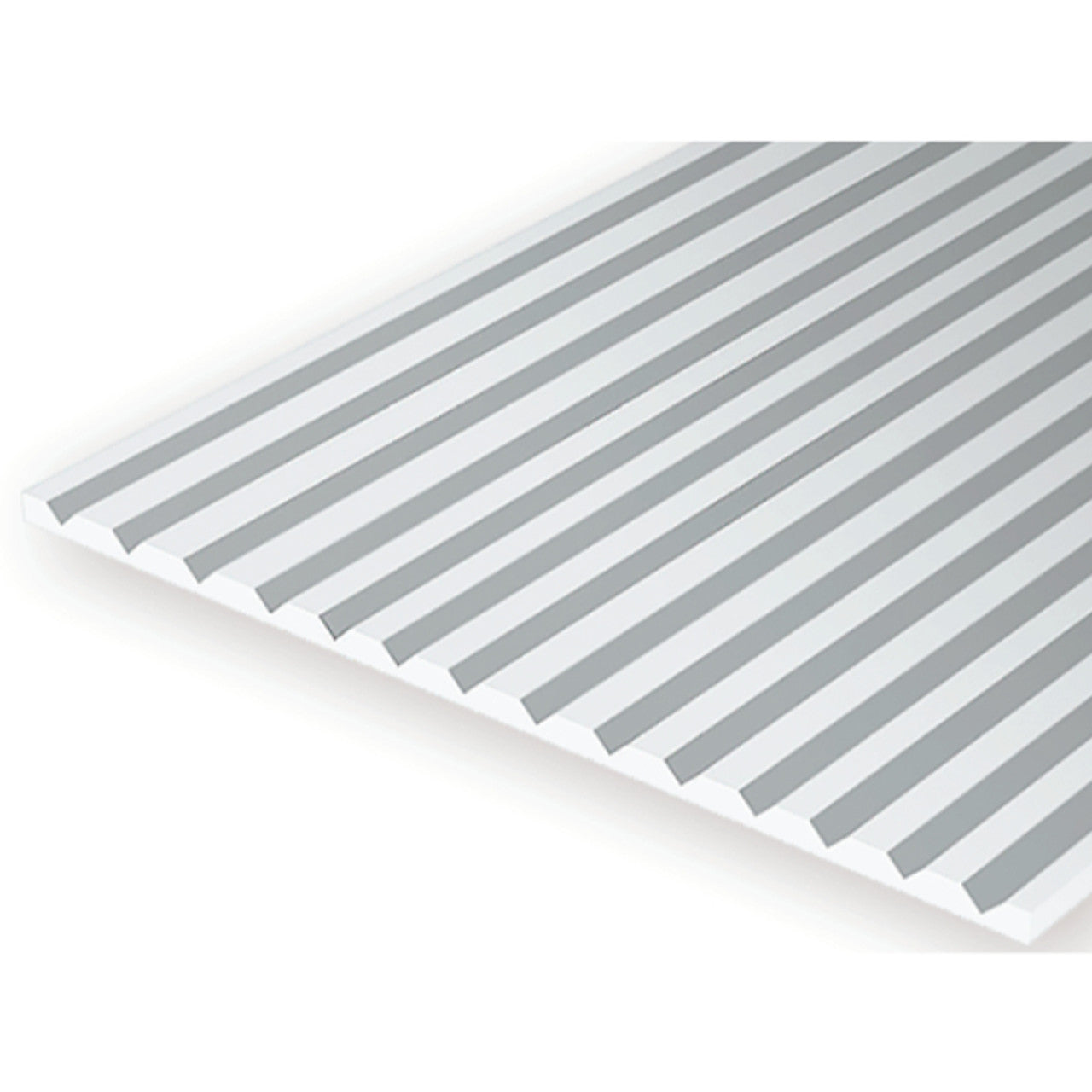 2030 - .030" OPAQUE WHITE POLYSTYRENE V GROOVE SIDING