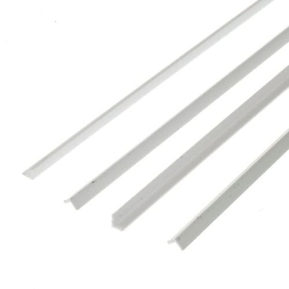 292 - .080" (2.0mm) OPAQUE WHITE POLYSTYRENE ANGLE