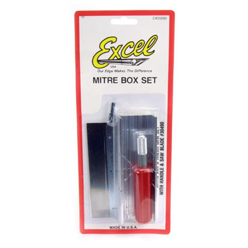 Excel Mitre Box Set w/K5 Handle and Saw Blade