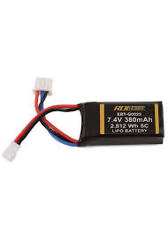 FMS 2S LiPo Battery (7.4V/380mAh) w/Micro Connector