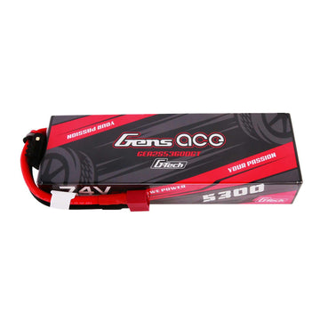 Gens Ace G-Tech Smart 2S LiPo Battery 60C (7.4V/5300mAh) w/T-Style Connector