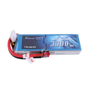 Gens Ace 11.1V 3300mAh 3S 45C LiPo, Deans