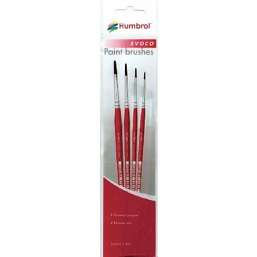 Hmb-4150 Coloro Paint Brushes Sizes 0, 2, 4, 6