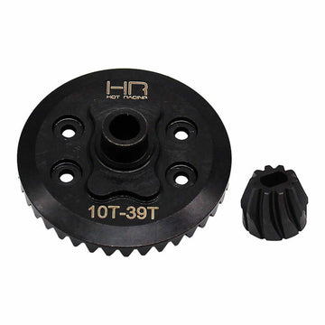 Steel Rear Helical 39T Ring Gear & 10T Pinion Gear Set, 1/16 Traxxas Mini XRT1/2