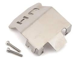 Hot Racing HRASTRXF331CF Stainless Armor Skid Plate, for Traxxas TRX4 (Front/Rear)