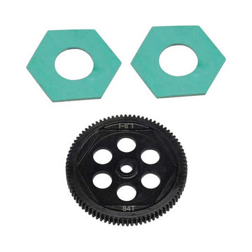 HOT RACING HRASTTX848 STEEL SPUR GEAR & SLIPPER PADS 48P 84T: 22S