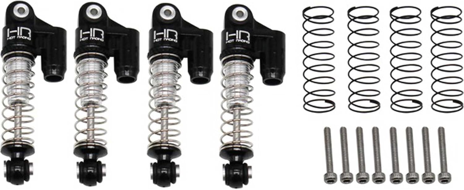 Hot Racing Axial SCX24 Reservoir Friction Damper Shocks (4)