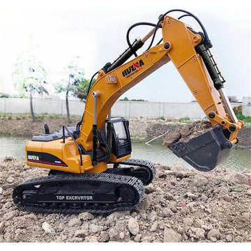 Huina 1580 1:14 All-Metal Remote Control Excavator V4 (2025 Model)