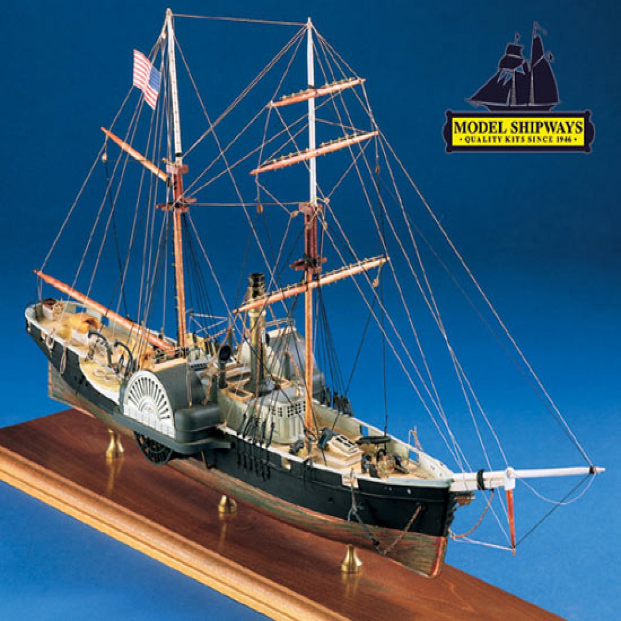 USCG Harriet Lane Steam Paddle Cutter & Gunboat 1857 1:96 Scale