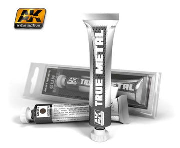 True Metal Gun Metal Wax Paint 20ml Tube