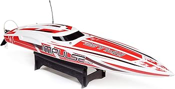 Pro Boat Impulse 32" Deep-V RTR Brushless Boat (White/Red) w/2.4GHz Radio & SMART