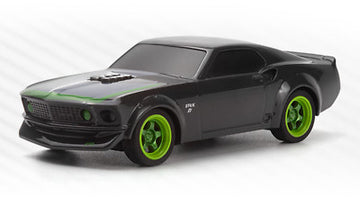 HPI Nano-TTR 1969 Ford Mustang 1/64 RTR-X Electric 2WD Micro Touring RC Car (Grey) (Car Only)