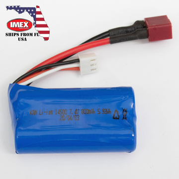 IMEX 7.4V 800mAh Li-Ion Battery (IMX16901)