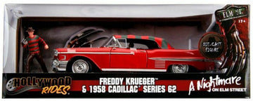 Nightmare On Elm Street 1958 Cadillac Series 62 w/Freddy Krueger Figure 1/24