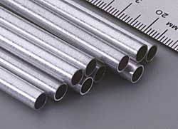 K&S 105 (8105) Round Aluminium Tube 7/32 OD x 0.014 x 12