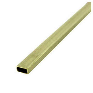 K&S Precision Metals Rectangular Brass Tube 1/8 x 1/4 x 12 1cd Part # 8264