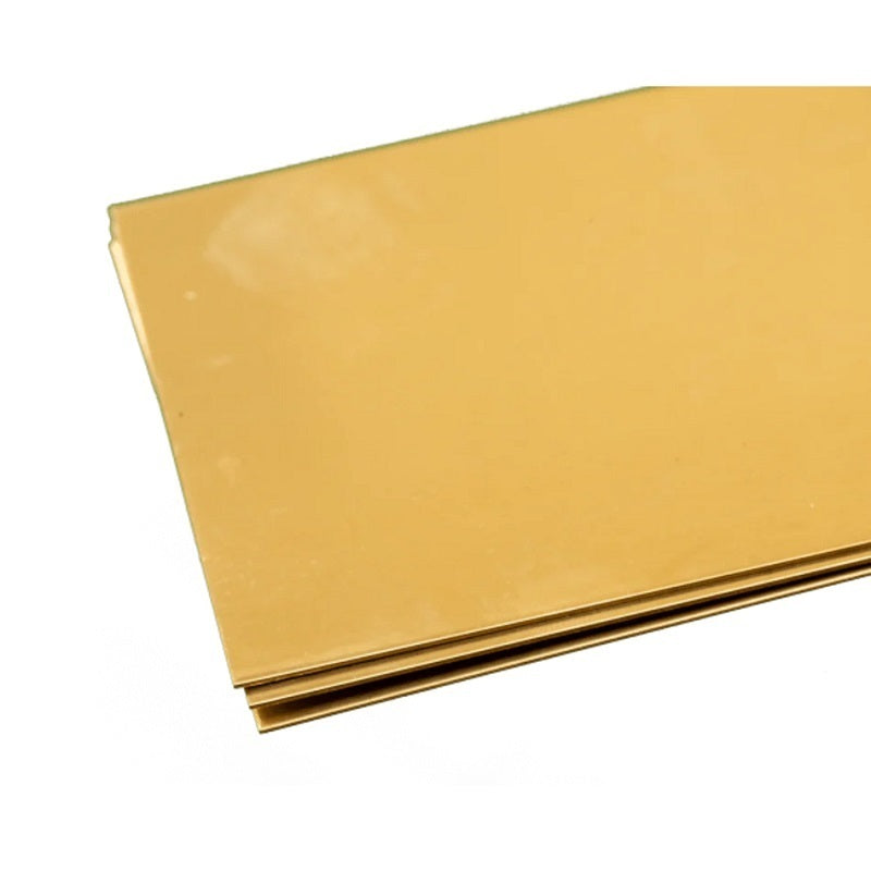 K&S 253 SHEET METAL (4IN X 10IN SHEETS) BRASS .032 (1 sheet per package x 3 per bag)