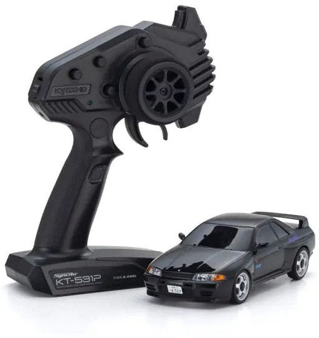 Kyosho MA-020 AWD Mini-Z Readyset w/V-SPECII Initial D Skyline GT-R R32 Body (Black) w/KT-531P 2.4GHz Radio