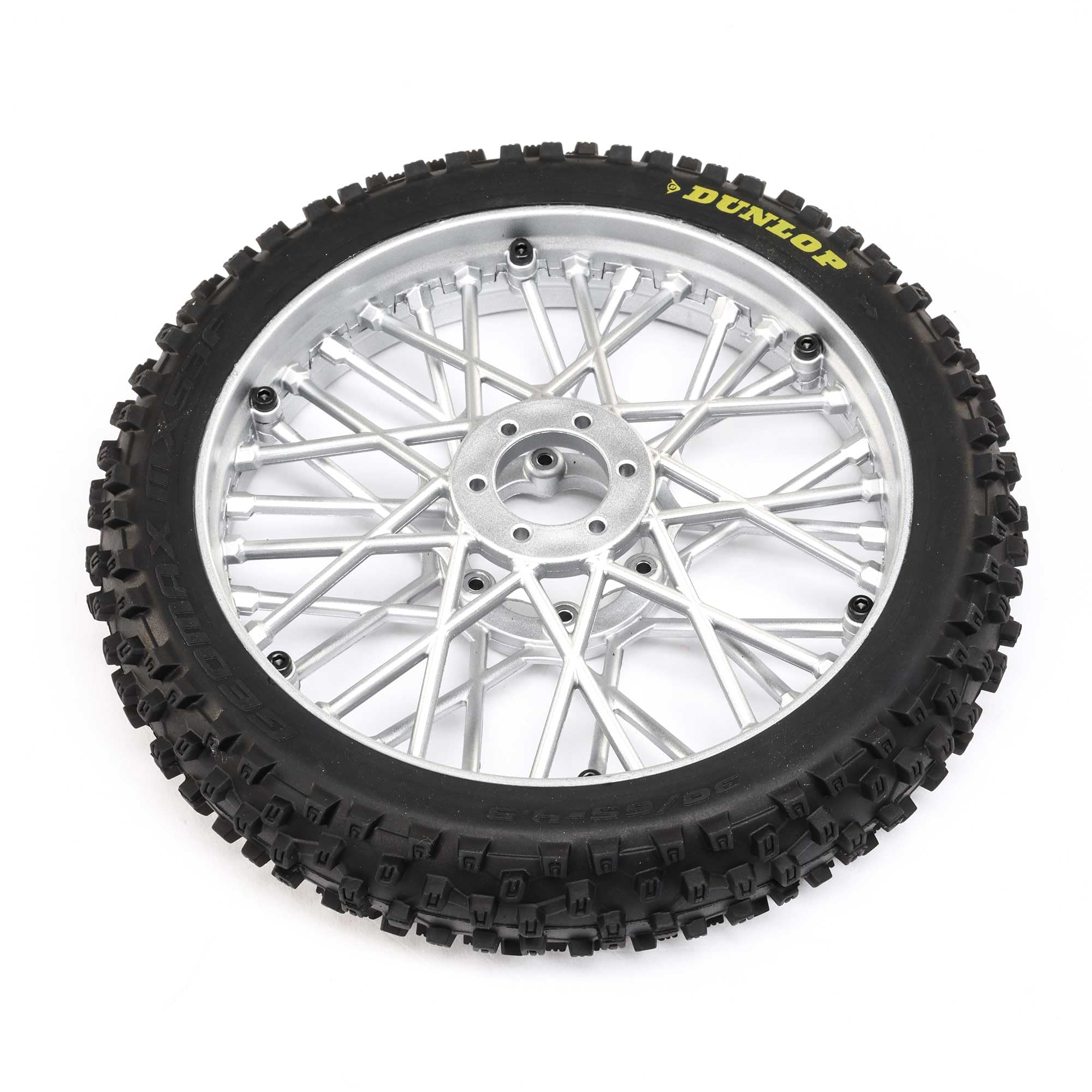 Dunlop MX53 Front Tire Mounted Chrome PM-MX