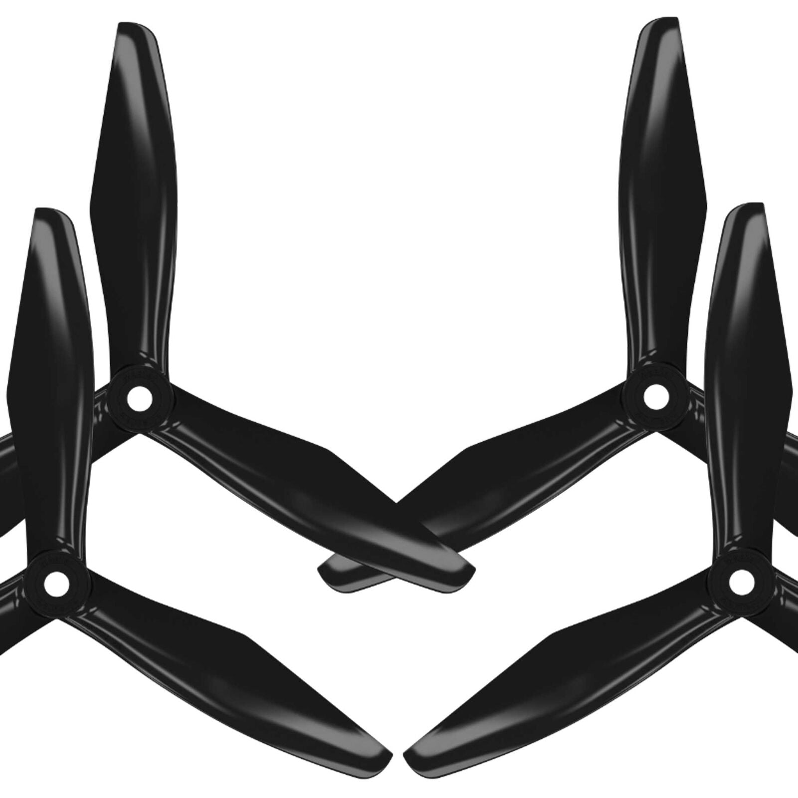 6 x 4.5 RS-FPV 3-Blade Propeller Set, Black (4)